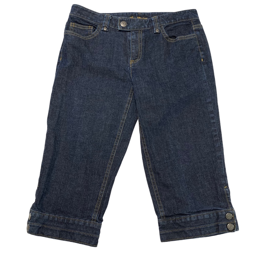 ANN TAYLOR Modern Fit Lindsay Denim Capris Sz 10
